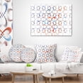 thumbnail image 3 of Designart Butterflies Fractal Outline Art - Abstract Throw Pillow - 18x18, 3 of 4