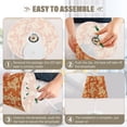 thumbnail image 5 of LED Desk Lamp Vintage Flora Patterned Table Nightstand Lamps with 3 Color Temperatures for Home Bedroom Living Room Decor 8x12, 5 of 8