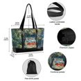 thumbnail image 2 of FORMRS Canvas Laptop Tote Bag for Women with 15.6" Computer Compartments Shoulder Handbag, Sunshine Goldfish, 2 of 7