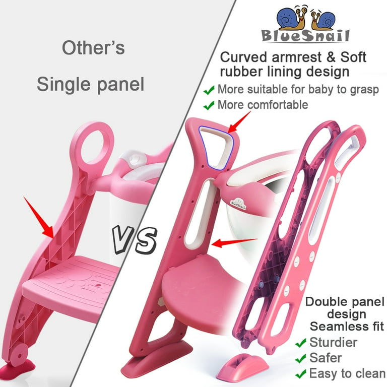 3 In 1 Toddler Potty Training Seat Chair With Ladder And Basin For Baby Boys And - Foto 7