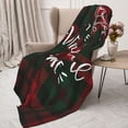 thumbnail image 3 of Sikiie Wonderful Time Christmas Cozy Flannel Fleece Throw Blanket: Lightweight & Thick for All Seasons - Perfect for Women, Men, & Kids"80"x60", 3 of 6