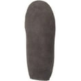 thumbnail image 7 of SNUGRUGS Rupert Mens Suede Moccasin Slippers with Cotton Inner and Suede Sole - Grey - US 8, 7 of 7