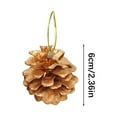 thumbnail image 4 of Christmas Ball Bauble Evergreen Holly Ornament Christmas Indoor Outdoor Hanging Decoration Holiday Party Wedding Halloween Thanksgiving Valentine's Day Decor, 4 of 4