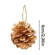 thumbnail image 4 of Golden Cones, Christmas Tree Decoration, Hanging Pieces, DIY Dyeing Props, Photography Background, Festive Home Decor, Foldable Design, Portable Use, Lightweight Metal Frame, for Office or, 4 of 8
