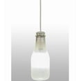 thumbnail image 5 of Meyda 151223 5 in. Milk Bottle LED Mini Pendant, Clear Sandblasted - Contemporary Country, 5 of 7