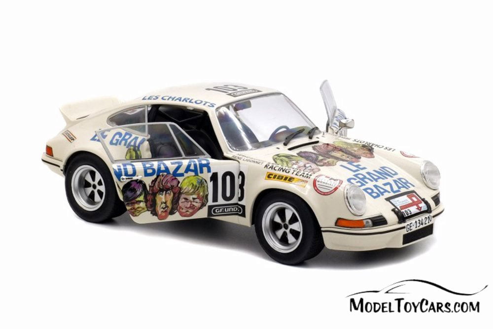 Diecast Model Cream Solido 1:18-1973 Porsche 911 RSR Le Grand Bazar #103