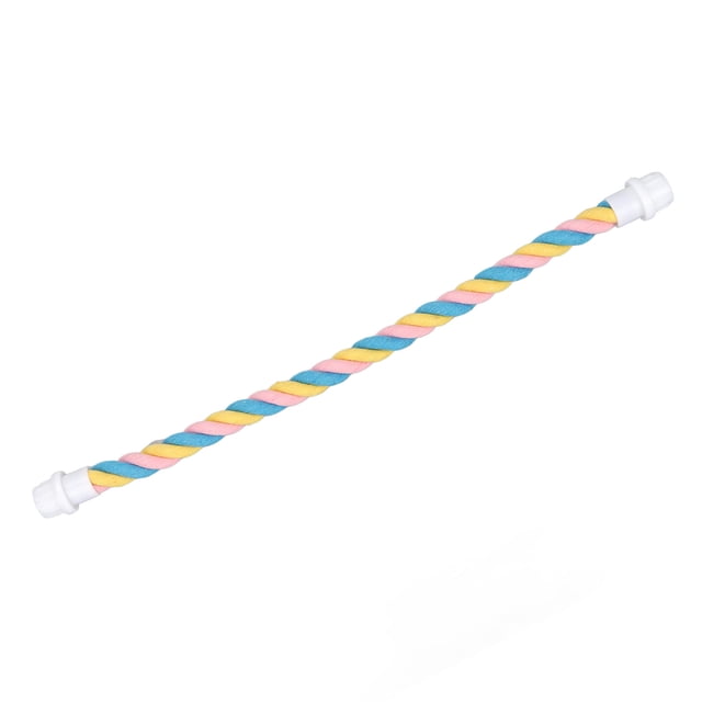 Bird Perch Rope, Colorful Durable Rope Perch Multipurpose for Cockatoos 24cm/9.4in,42cm/16.5in,60cm/23.6in