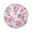 Lavender and Pink Flowers, variant on 15.4" Round Placemat Set of 1 Polyester Fabric Place Mats Non-Slip Dining Kitchen Table Mats for Kitchen Party Decor Lavender and Pink Flowers