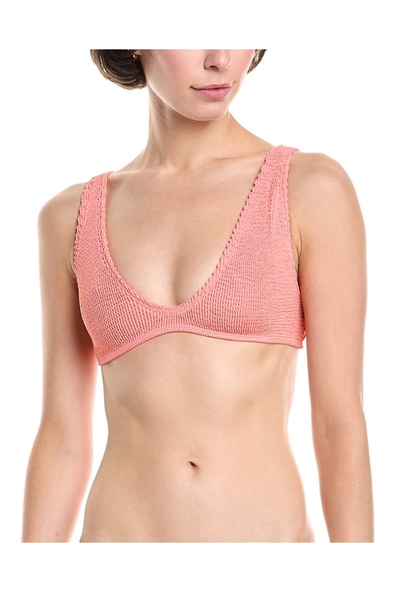 womens Scout Crop Bikini Top, os, Pink