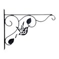 thumbnail image 1 of Plantas colgantes Soporte de patio decoración de hierro estable un de pared de pared de servicio pesado único para macetas de macetas de flores, 1 of 8