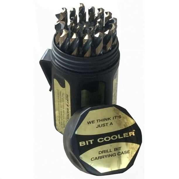 1 16 1 2 Cobalt Jobber Drill Bit Set Shatter Proof Case 29