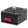 thumbnail image 4 of Rdeghly Mini Quick Release Plate Clamp With Self-Locking Function 1/4in Screw For V-Mount Battery/Tripod/Slide Rail/Stabilizer Accessory, 4 of 8