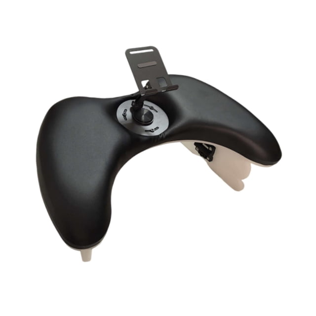 Almohada de apoyo para el brazo para manicura, cojín plegable de cuero PU para salón de uñas. Negro con soporte