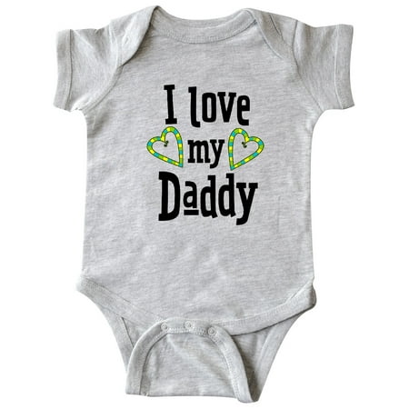 

Inktastic I Love my Daddy- hearts Gift Baby Boy or Baby Girl Bodysuit