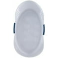 thumbnail image 4 of Rubbermaid Rectangular Plastic Laundry Basket with Carrying Handles, White, 4 of 10