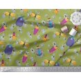 thumbnail image 2 of Soimoi Tissu en Coton Canard Imprimé Floral & Insectes par Yard 42 Pouces de Large, 2 of 3