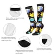 thumbnail image 6 of Daiia Sports Socks Cartoon Bird Owl Printed Novelty Crew Socks for Men Women Knee High Socks Cotton Socks Soft & Breathable Support Unisex Socks, 6 of 9