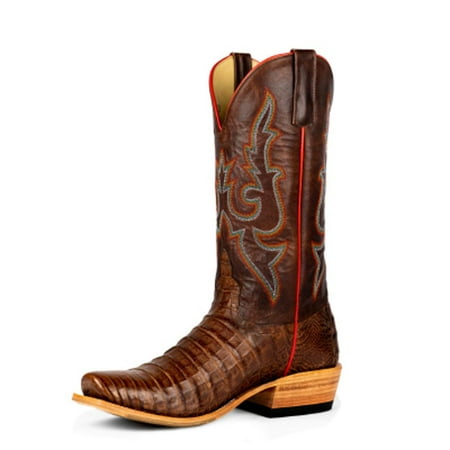 

HP9511 Horsepower Men sTop Hand Post Oak Caiman Belly 13in Bone Explosion Top Boot