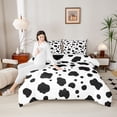thumbnail image 4 of Feelyou Fashion Cow Print Twin Comforter Sets, Polkadots Circle Bedding Set, 2pcs, 4 of 8
