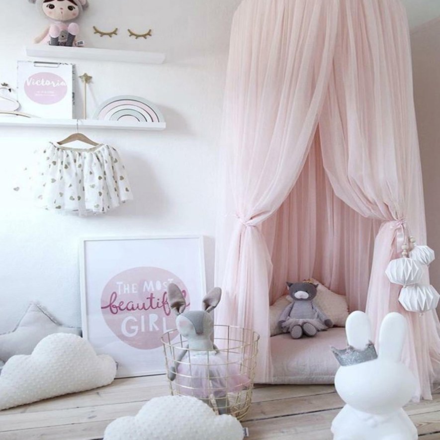 Summer Children Kids Bedding Mosquito Net Romantic Baby Girls