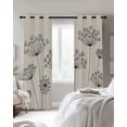 thumbnail image 2 of Farmhouse Dandelion Blackout Curtains for Bedroom - 84 Inch Long Light Blocking 2 Panels Set, Spring Modern Minimalist Country Flower Thermal Living Room Drapes Grommet Window Curtains 52"x84", 2 of 8