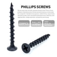 thumbnail image 3 of 220pcs Self Drilling Drywall Screw Phillips Drive Coarse Thread Screws, 3 of 9