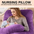 thumbnail image 6 of Antqov U Shaped Pregnancy Pillow Cover, 31x59" Soft Breathable Polyester Pregnancy Pillow Case Replacement Washable Full Body Maternity Pillow Cover for Home Bedroom Supplies ( Pillow Not Included ), 6 of 9