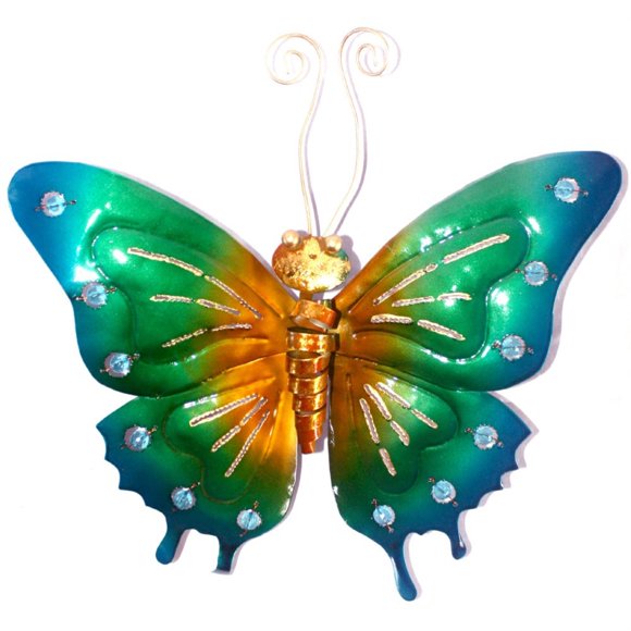 D-ART COLLECTION , Décoration Murale Papillon en Fer Moyen