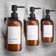 thumbnail image 1 of Set dispensador de champú y acondicionador KIBAGA 630 ml x3 montaje en pared, 1 of 9