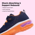 thumbnail image 2 of JOYFON Kids Shoes for Boys Girls Children Tennis Sports Athletic School Running Sneakers OrangeBlue Little Kids Size 11.5, 2 of 6