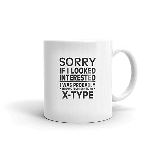 Thinking About My X Type Driver Coffee Tea Ceramic Mug Office Work Cup Gift 15oz Walmart Com Walmart Com