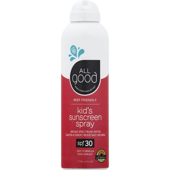 SPF 30 Kid's Mineral Sunscreen Spray, 6 oz.