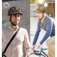 thumbnail image 3 of Gorra de béisbol ligera para adultos, modelo Bike Helmet Shinmax, color gris, 3 of 7