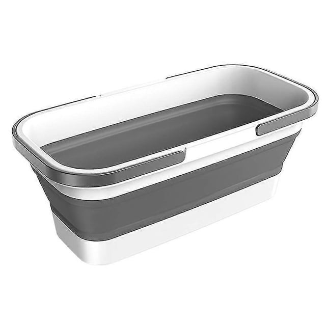 Multi-purpose Folding Mop Bucket Home Portable Crevice Storage Rectangular Single Bucket Portable