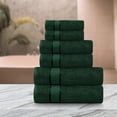 thumbnail image 3 of Juego de toallas de baño CRAFTBERRY Luxury, 100% algodón, 6 piezas, verde, 3 of 6