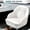 All white, variant on Acekid Premium Captain’s Bucket Boat Seat, Ergonomic Design with UV Resistant Marine Vinyl, High-Density Foam, 5"x5" & 5"x12" Mount, White & Blue