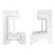 thumbnail image 1 of 2 piezas de bloques de pared redondos de hormigón, modelo de ladrillo, molde para pared de pozo de construcción, reutilizable. Estilo E, 1 of 9