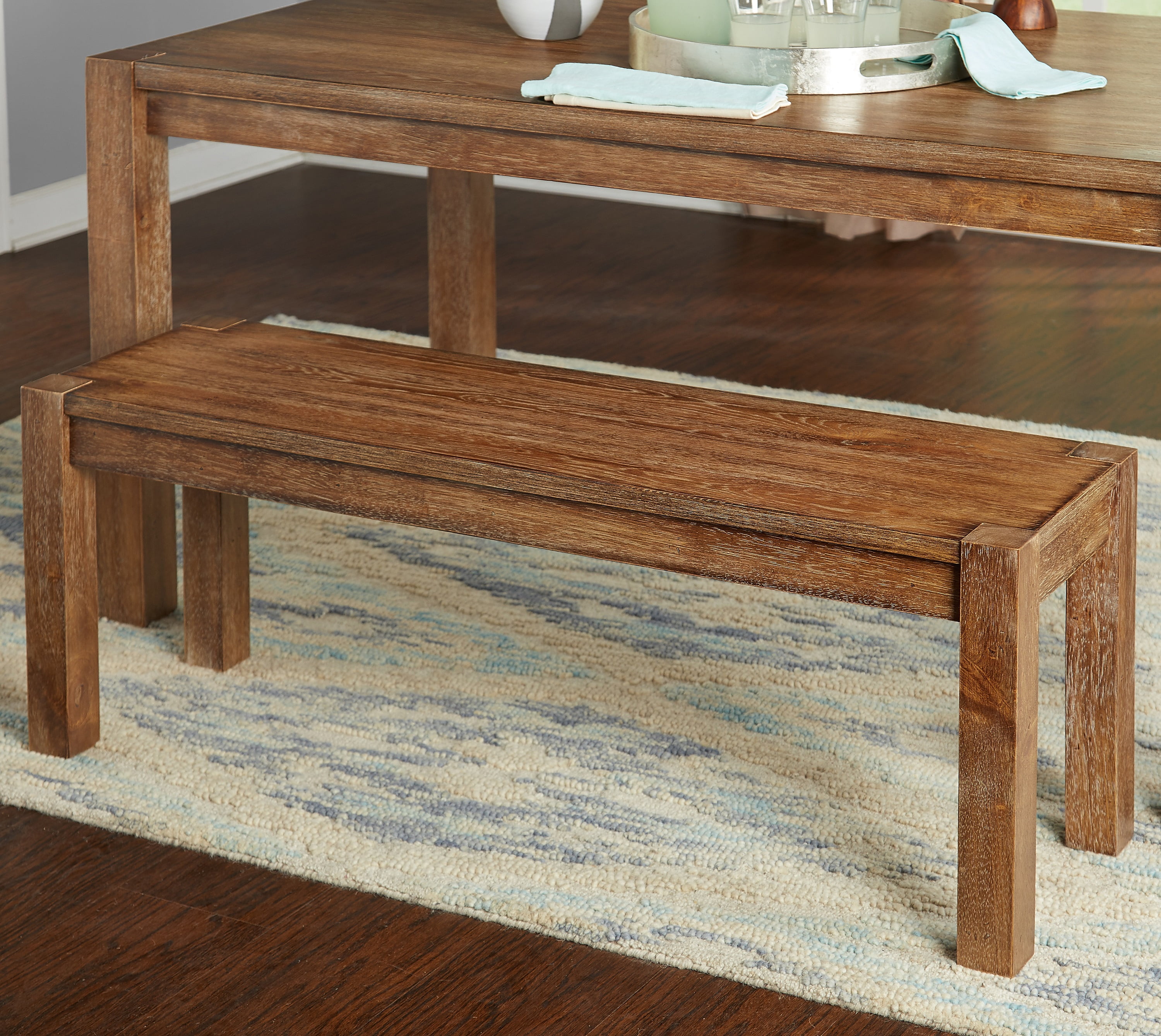 TMS Verdon Dining Bench, Brown