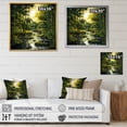 thumbnail image 4 of Designart "Bamboo Whisper Asian beauty II" Asian Floater Framed Canvas Art Print, 4 of 7