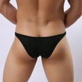 thumbnail image 1 of Vedolay Crotchless Panties Mens Underwear Spandex Polyester Men's Mesh Low Waist Soft Breathable Knickers,Black M, 1 of 4