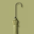 thumbnail image 1 of Long Handled Umbrella 16 Bone Long Handled Umbrella Rain And Shine Umbrella Sunny Rain Large Umbrella Straight Handle Umbrella 16 Bone Long Handled Umbrella Leather Handle Rain And, 1 of 5