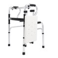 thumbnail image 1 of Andador Plegable Con Asiento, Andador Para Personas Mayores De Altura Ajustable, Ligero De aleación De Aluminio Para Baño, 1 of 7