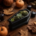 thumbnail image 7 of Planter Box Resin Black Coffin Design 6 X 3.5 X 3 Inch Halloween Table Decor Spooky Home Party Display Accessory, 7 of 7