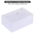 thumbnail image 4 of Uxcell 300 Pack Blank Postcards for Mailing, 4 x 6" Double Sides Blank Postcards Bulk 250gsm with Address Lines, White, 4 of 6