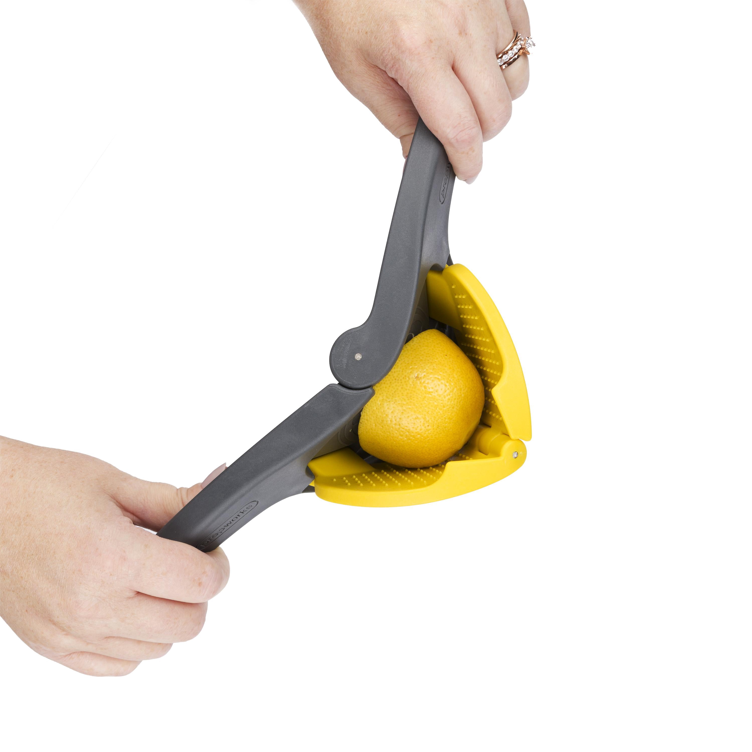 Compact Manual Folding Citrus Juicer for Lemons & Limes with Durable Plastic Design