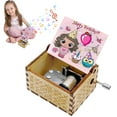 thumbnail image 2 of iZHH Happy Birthday Music Box, Wooden Hand Cranked Music Box, Ideal for Birthdays, E, 2 of 8