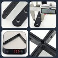 thumbnail image 4 of Wall Mounted Metal Shelf Brackets, Stamped Bracket Corner Brackets for Suspended Shelves, 125mm x 75mm, Black Finish, Pack of 4, 4 of 4