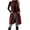 Red, variant on FchengtaiS Womens Corduroy Long Vest Double Breasted Sleeveless Blazer Jackets Business Casual Fall Outerwear Outfits with Pockets