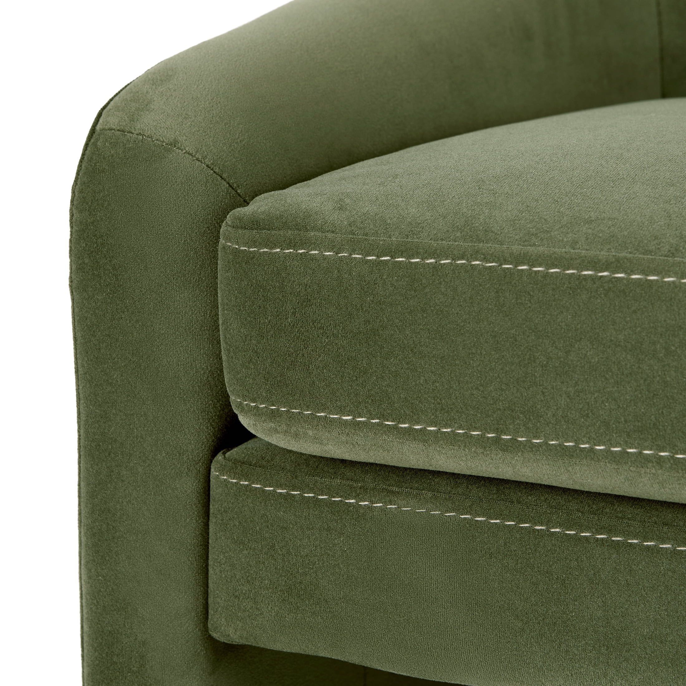Better Homes & Gardens Wyatt 50" Velvet Accent Bench, Olive