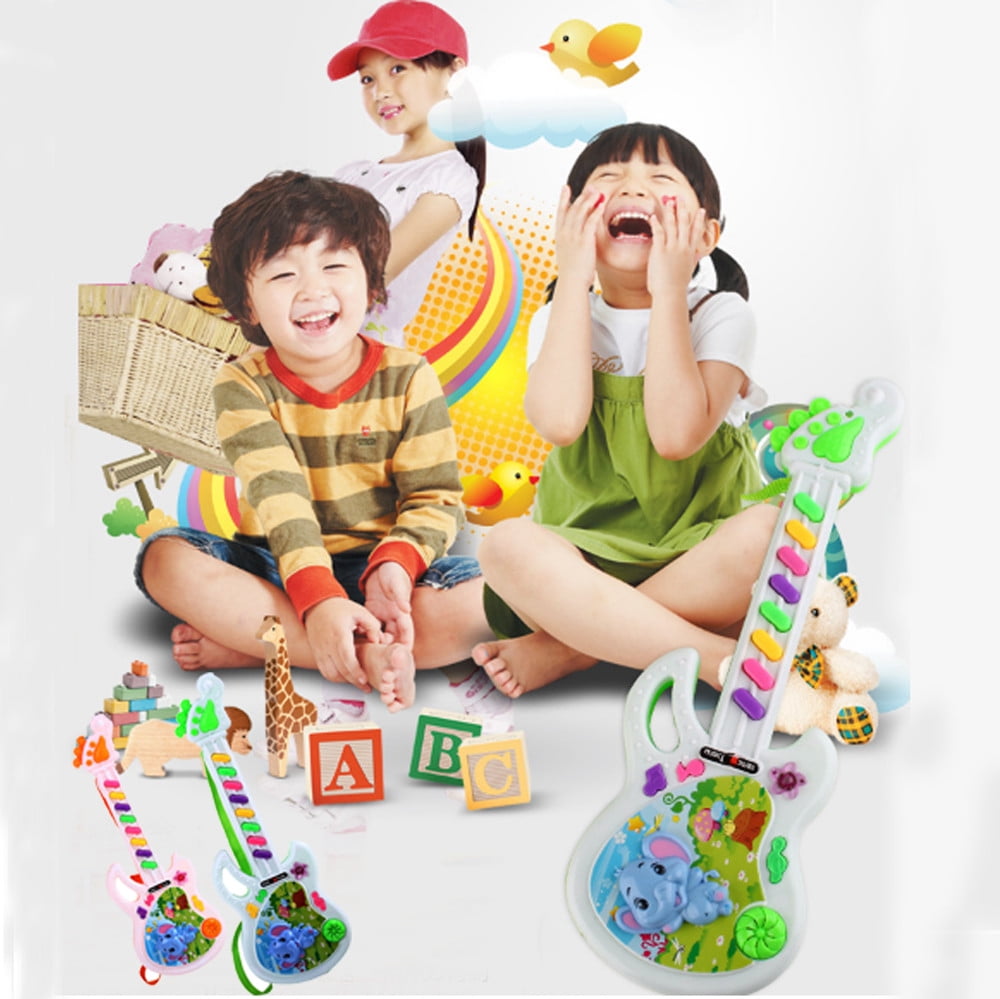 Educational Toys for 3 Year Old Electric Guitar Toy Musical Play for Kid Boy Girl Toddler